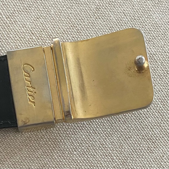 Men’s Vintage Cartier Double C Belt Buckle - Picture 4 of 11